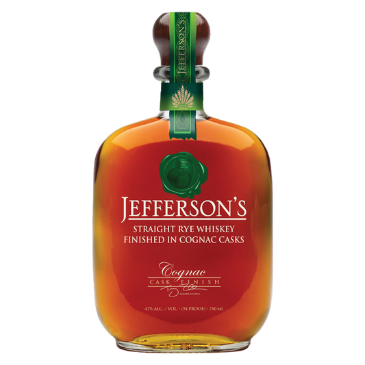 Jefferson's Rye Whiskey Cognac Cask (750 Ml)