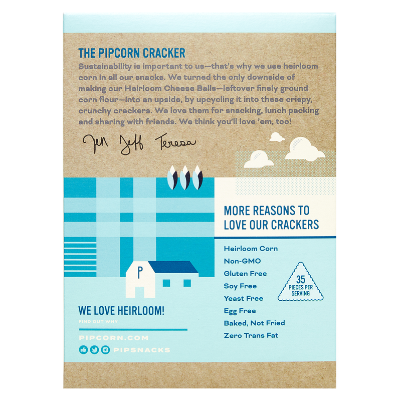 Pipcorn Snack Crackers Sea Salt 4.25oz