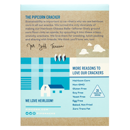 Pipcorn Snack Crackers Sea Salt 4.25oz