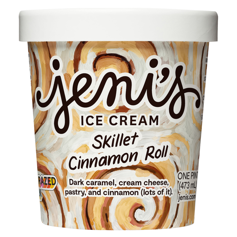 Jeni's Splendid Ice Cream Skillet Cinnamon Roll Dairy Pint