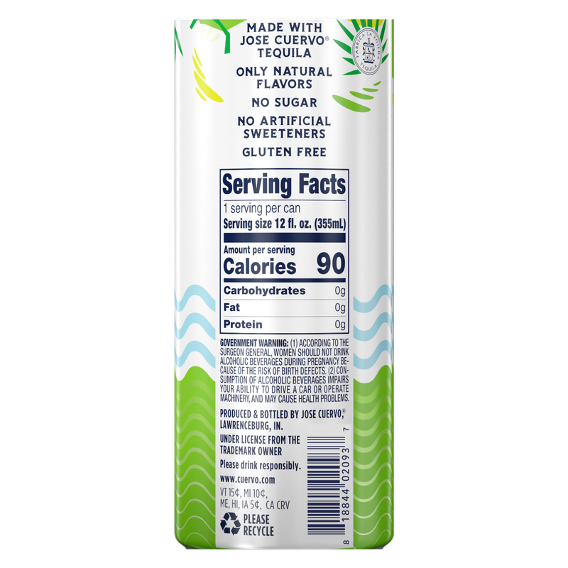 Jose Cuervo Playamar Lime Ready to Drink Cocktail 4 pk 355ml Can 4.5% ABV