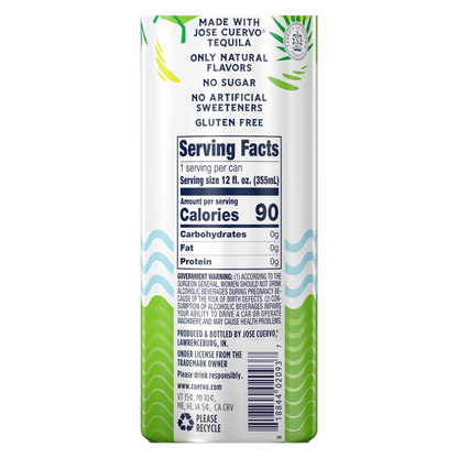 Jose Cuervo Playamar Lime Ready to Drink Cocktail 4 pk 355ml Can 4.5% ABV