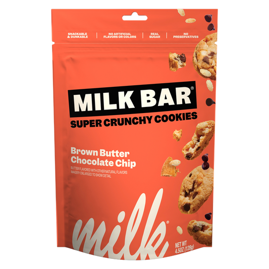 Milk Bar Crunchies Brown Butter Chocolate Chip Cookies 4.5oz
