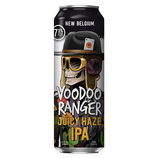 New Belgium Voodoo Ranger Juicy Haze IPA Single 19.2oz Can 7.5% ABV