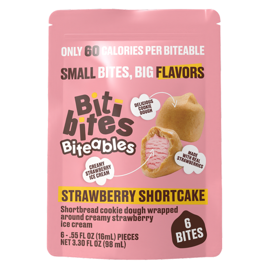 Biti Bites Biteables Strawberry Shortcake Frozen Bites, 6ct