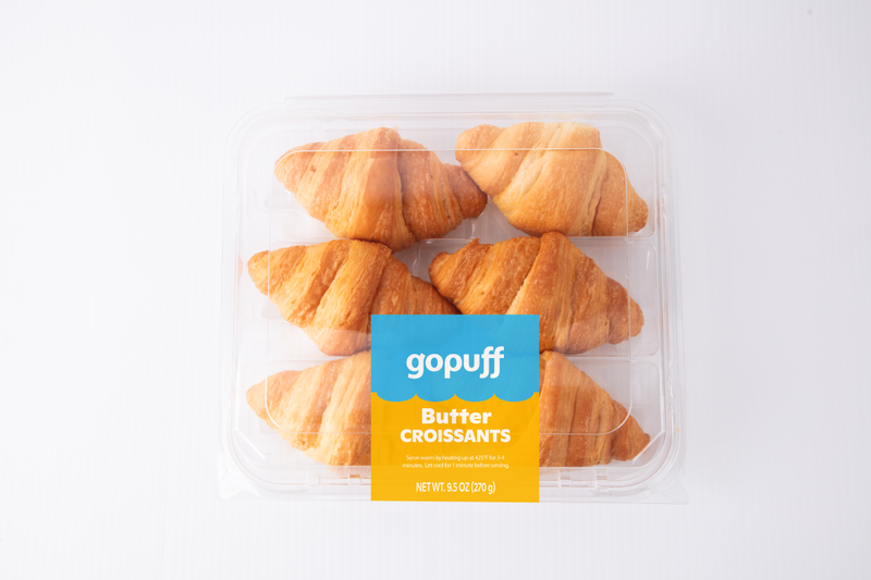 Gopuff All Butter Croissants - 6ct