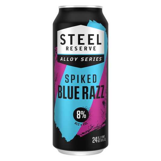 Steel Reserve Blue Razz Single 24oz Can