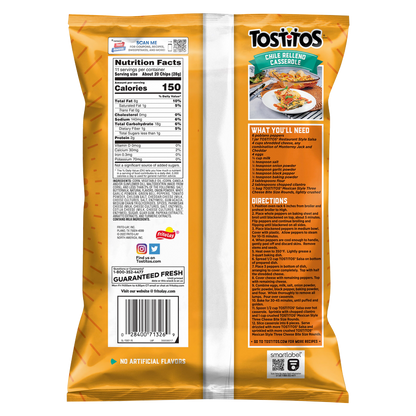 Tostitos Bite Size Mexican Style Three Cheese 11oz