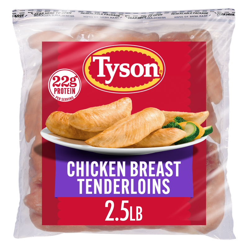 Tyson Frozen Chicken Tenderloins - 2.5lb