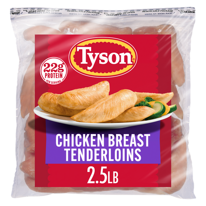 Tyson Frozen Chicken Tenderloins - 2.5lb