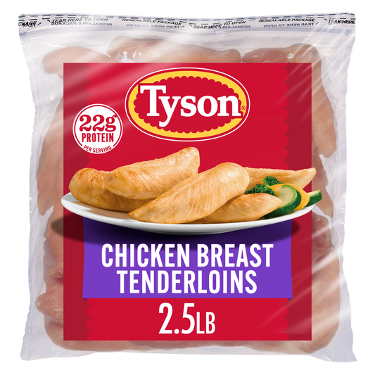 Frozen Chicken Tenderloins - 2.5lb