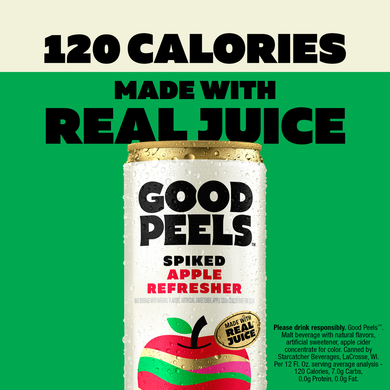 Good Peels Spiked Apple Refresher 6pk 12oz Can