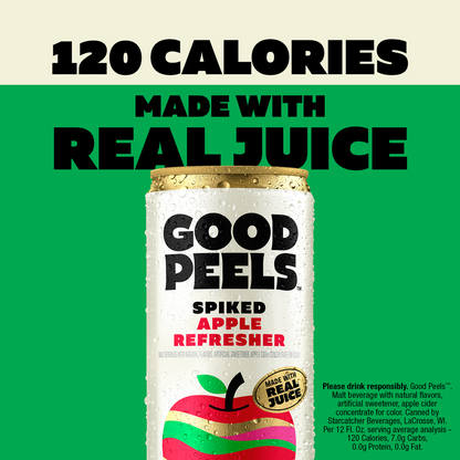 Good Peels Spiked Apple Refresher 6pk 12oz Can