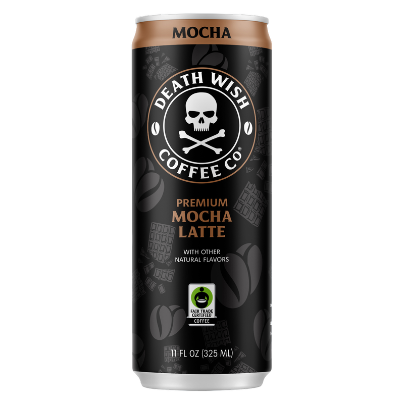 Death Wish Coffee Fair Trade Mocha Latte 11oz Can