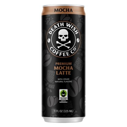 Death Wish Coffee Fair Trade Mocha Latte 11oz Can
