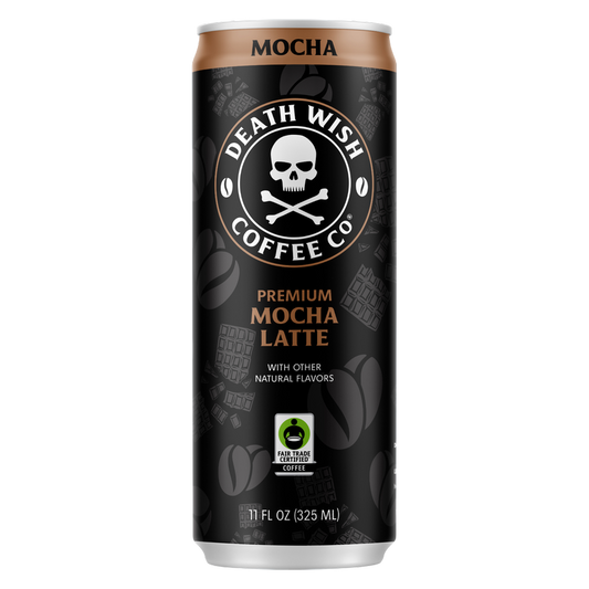 Death Wish Coffee Fair Trade Mocha Latte 11oz Can