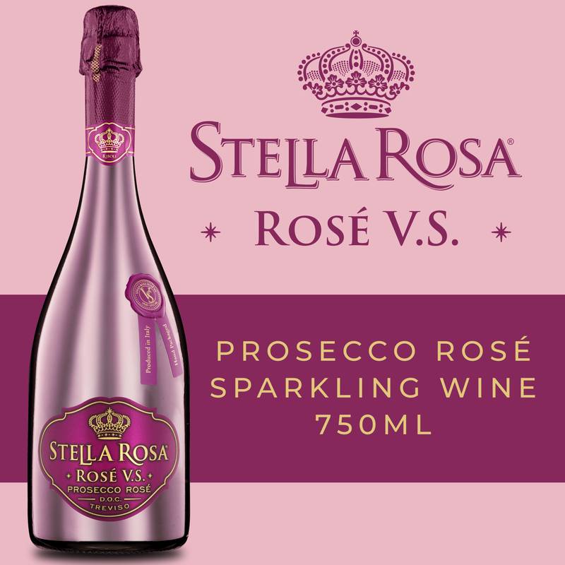 Stella Rosa Rose V.S. Prosecco Rose Sparkling Wine DOC 750ml