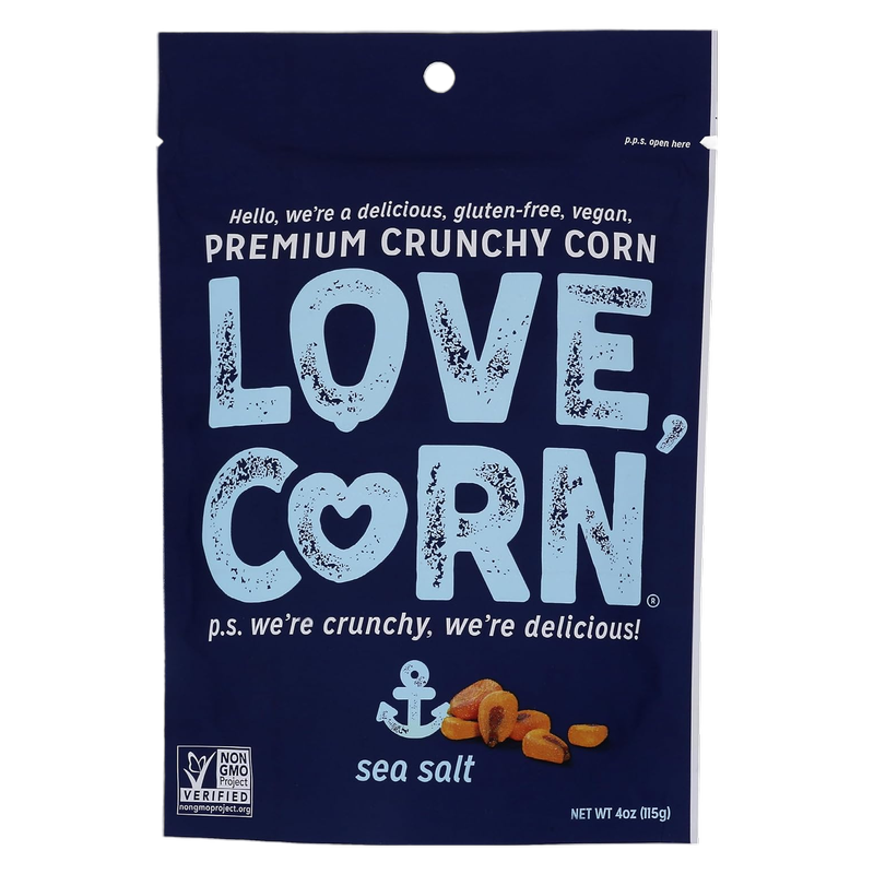 Love Corn Sea Salt Roasted Corn Snack 4oz