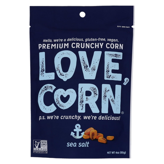 Love Corn Sea Salt Roasted Corn Snack 4oz