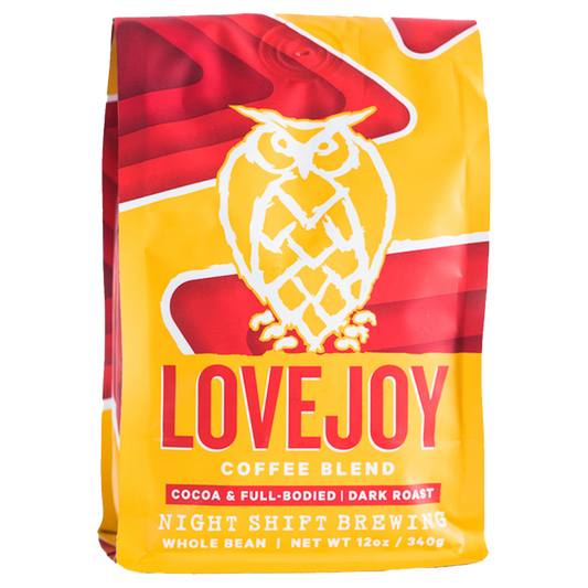 Night Shift Brewing Lovejoy Coffee Beans 12oz