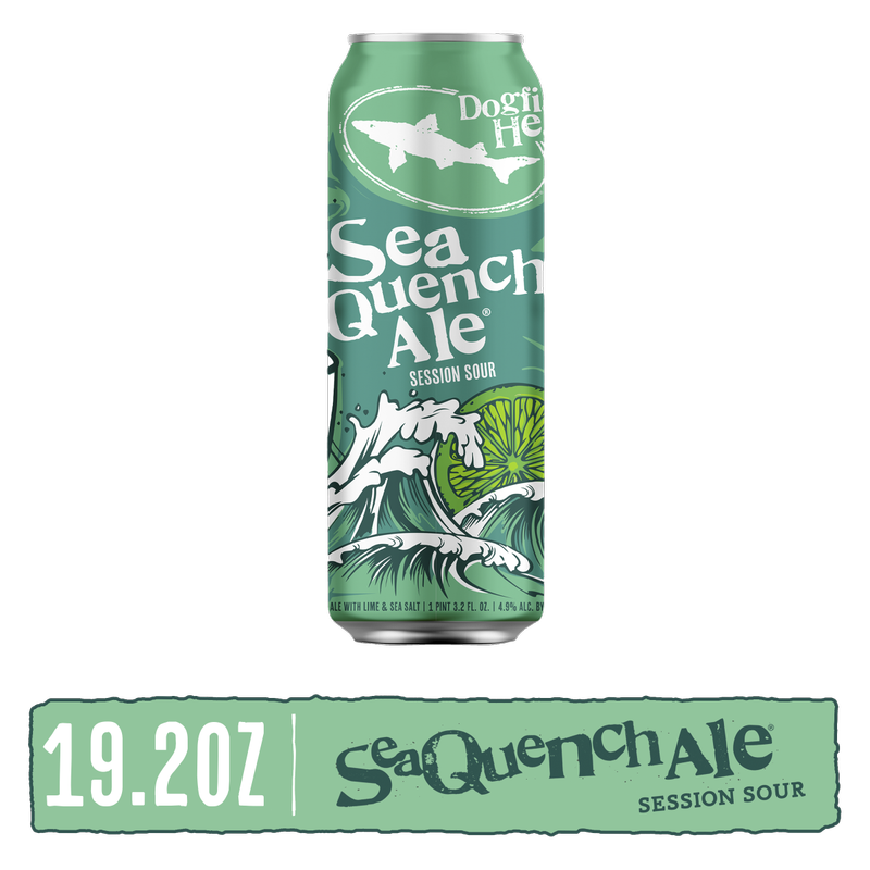 Dogfish Head Brewing Seaquench Ale Session Sour Single 19.2oz Can