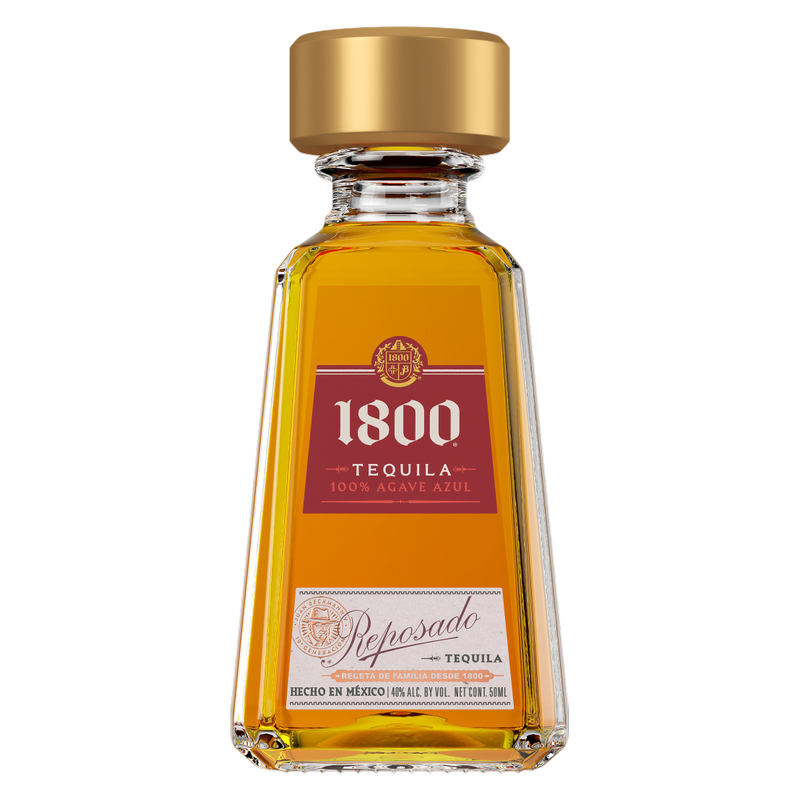 1800 Tequila Reposado 50ml (80 Proof)