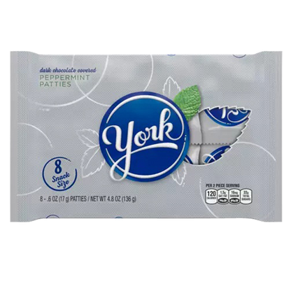 York Dark Chocolate Peppermint Patties 4.8oz