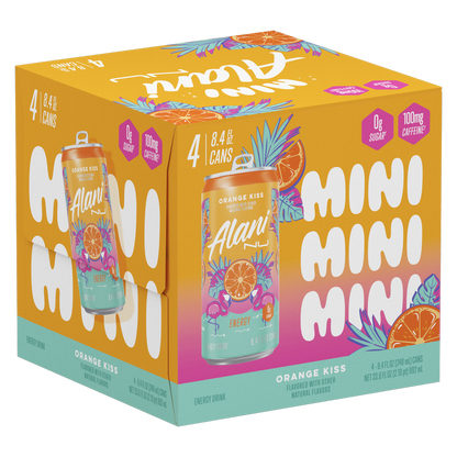 Alani Energy Orange Kiss 4pk 8.4oz Can