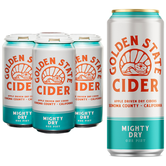 Golden State Cider Mighty Dry 4pk 16oz Can 6.3% ABV