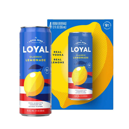 Loyal 9 Original Lemonade 4pk 12oz 9% ABV