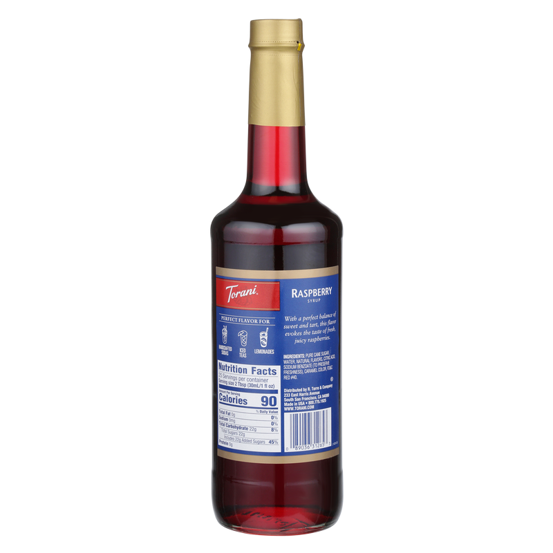 Torani Raspberry Syrup 750mL Btl