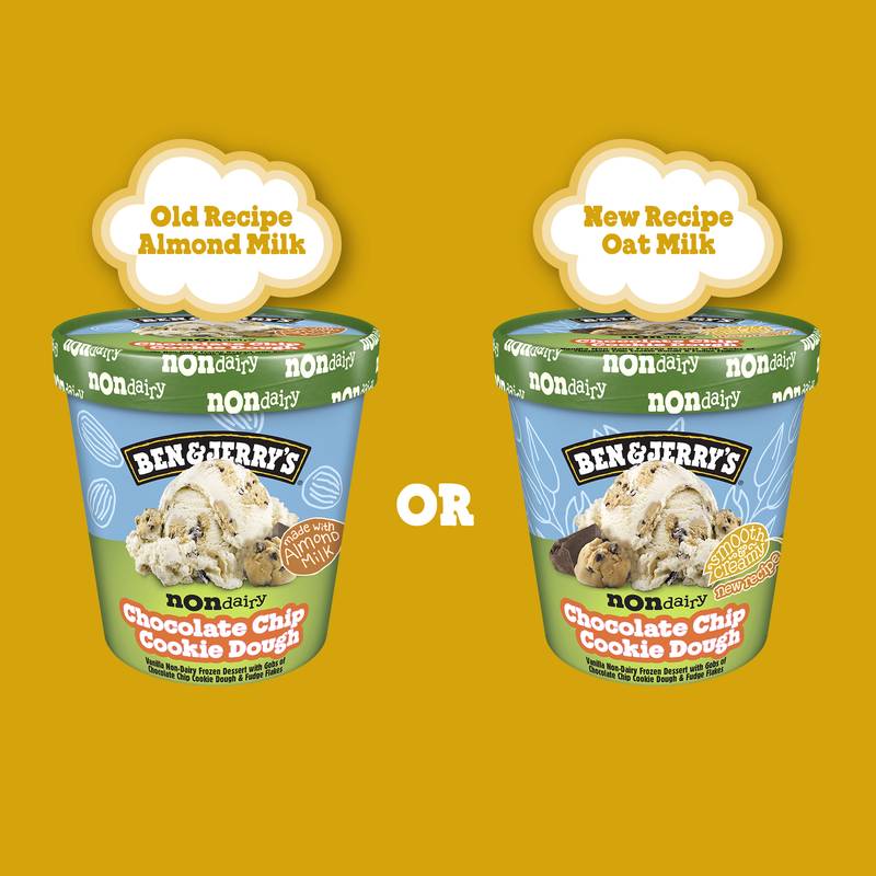 Ben & Jerry's Non-Dairy Chocolate Chip Cookie Dough Dessert Pint