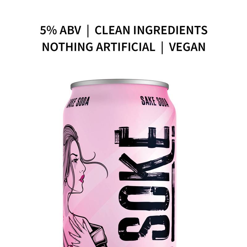 Soke Sake Soda Variety 8pk 12oz Can