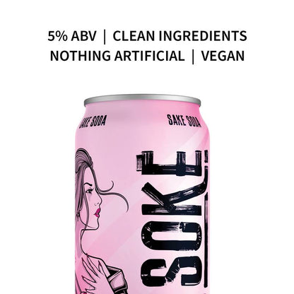 Soke Sake Soda Variety 8pk 12oz Can