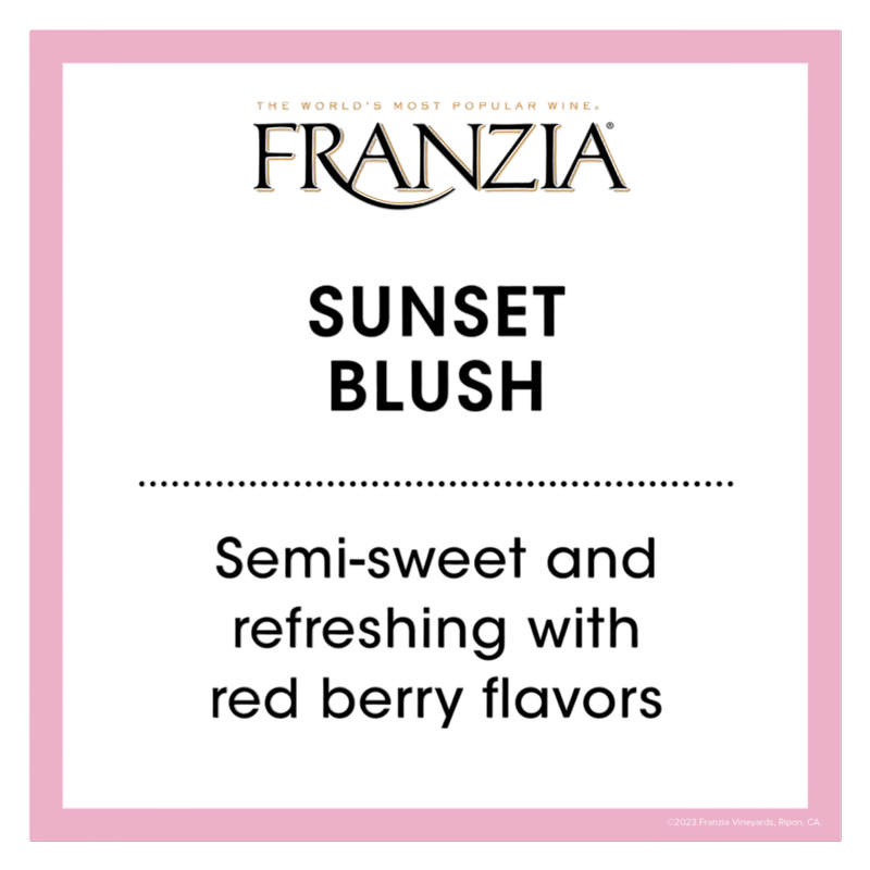 Franzia Sunset Blush 3L Box