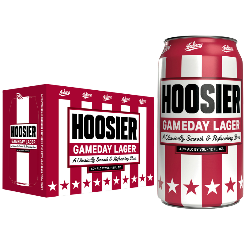 Upland Hoosier Gameday Lager 12pk 12oz Cans 4.7% ABV