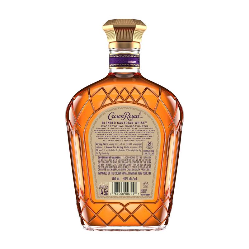 Crown Royal Canadian Whisky 750ml (80 Proof)