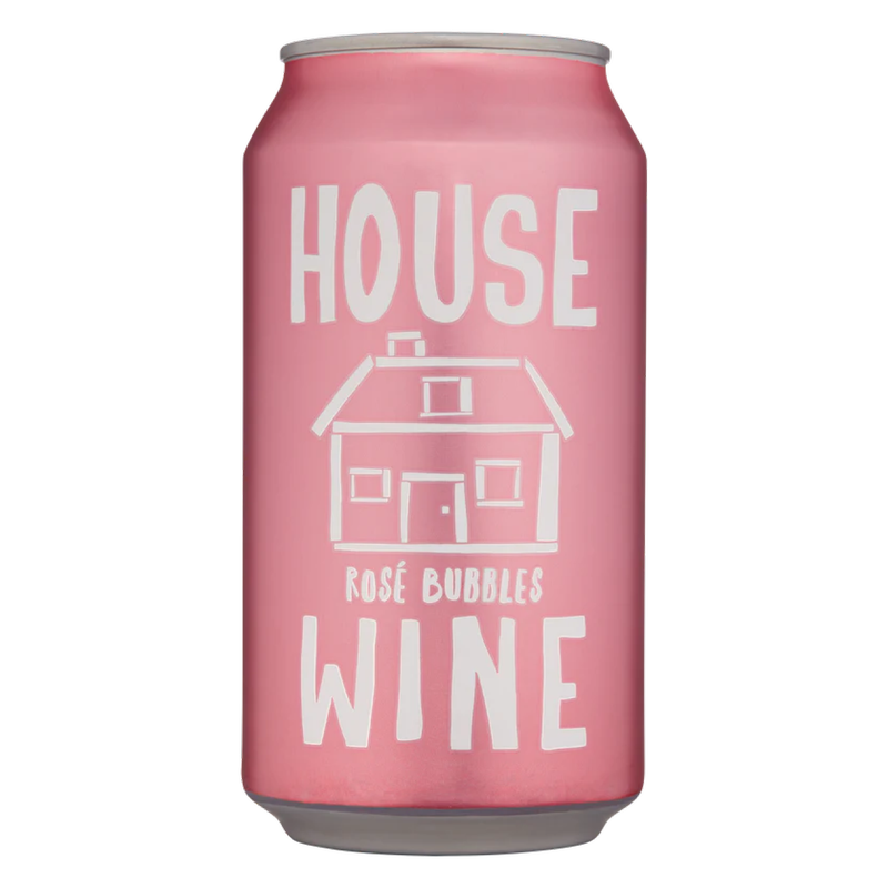 House Wine Rose Bubbles 355ml Can 12% ABV