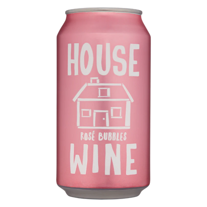 House Wine Rose Bubbles 355ml Can 12% ABV