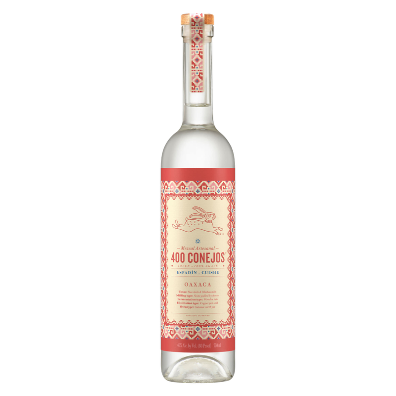 400 Conejos Cuishe Mezcal Joven 750ml (80 Proof)