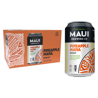 Maui Brewing Pineapple Mana Wheat 6pk 12oz Can 5.5% ABV