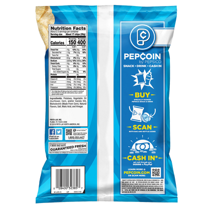 Lay's Salt & Vinegar Potato Chips 2.625oz