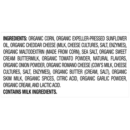 Doritos Simply Organic White Cheddar Flavored Tortilla Chips 7.5oz