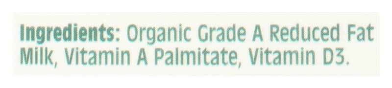 Organic Valley 2% Reduced Fat Milk 1/2 Gallon