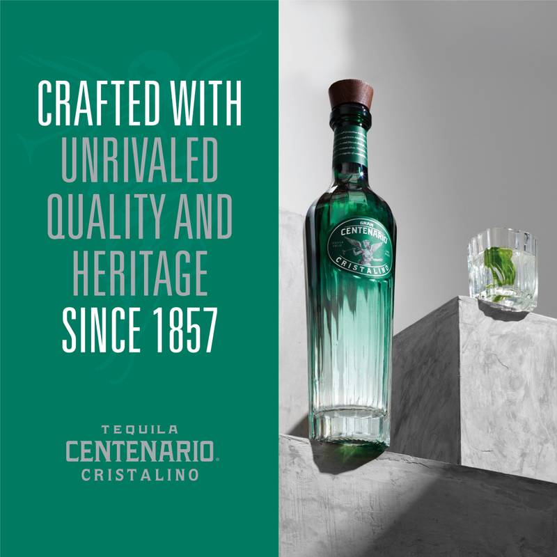 Gran Centenario Cristalino Tequila 750ml (80 Proof)