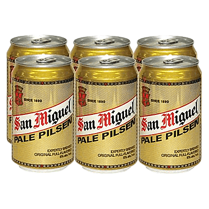 San Miguel Pale Pilsen 6pk 12oz Can