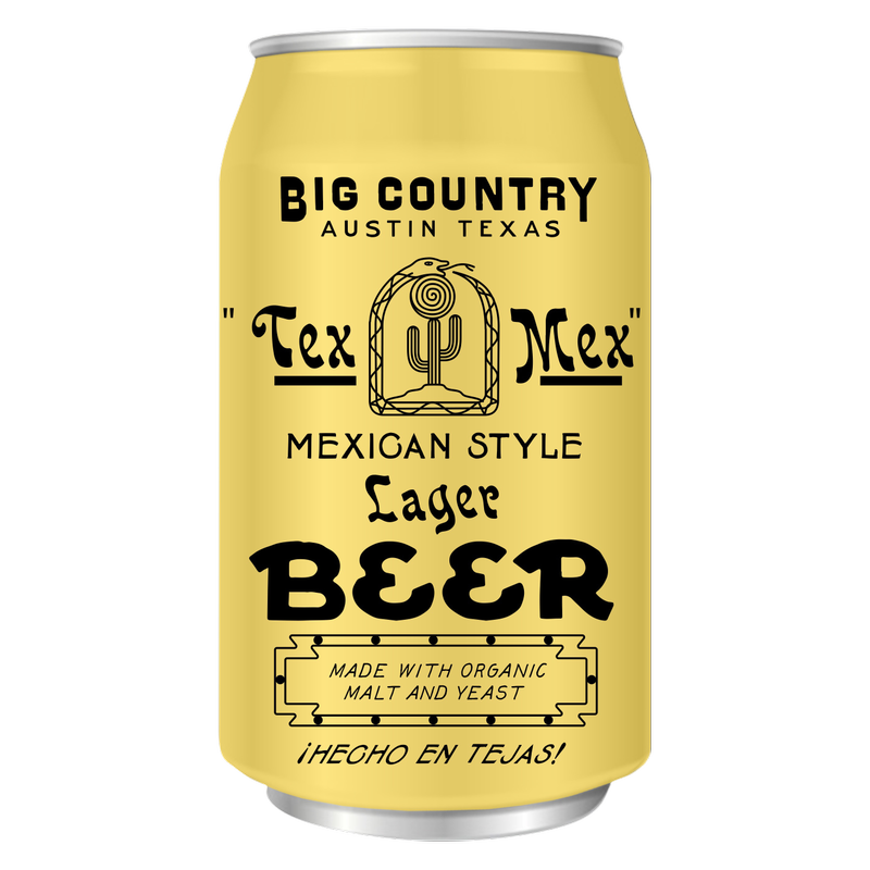 Big Country Organic Brewing Co. TexMex Lager 6pk 12oz Can 5.5% ABV