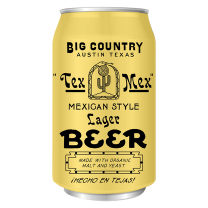 Big Country Organic Brewing Co. TexMex Lager 6pk 12oz Can 5.5% ABV