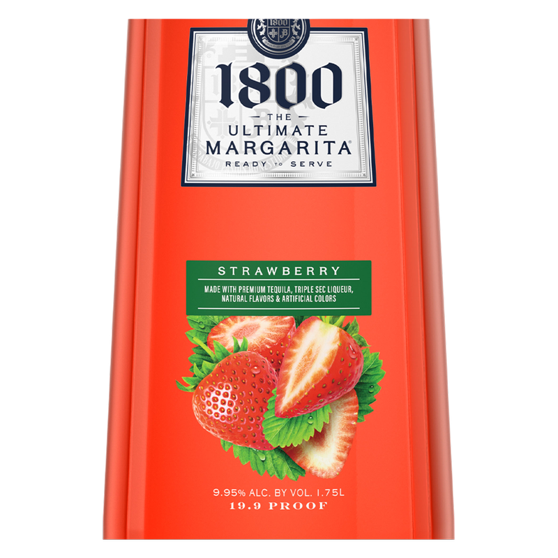 1800 The Ultimate Margarita Strawberry Ready to Drink Cocktail 1.75L 9.95% ABV