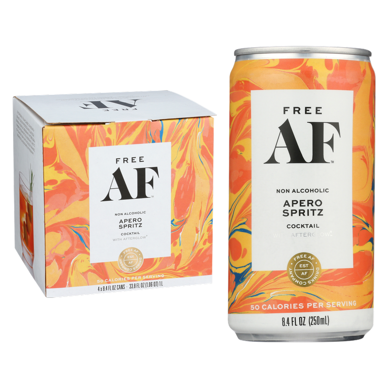 FREE AF Aperol Spritz 4pk 8.4oz Can